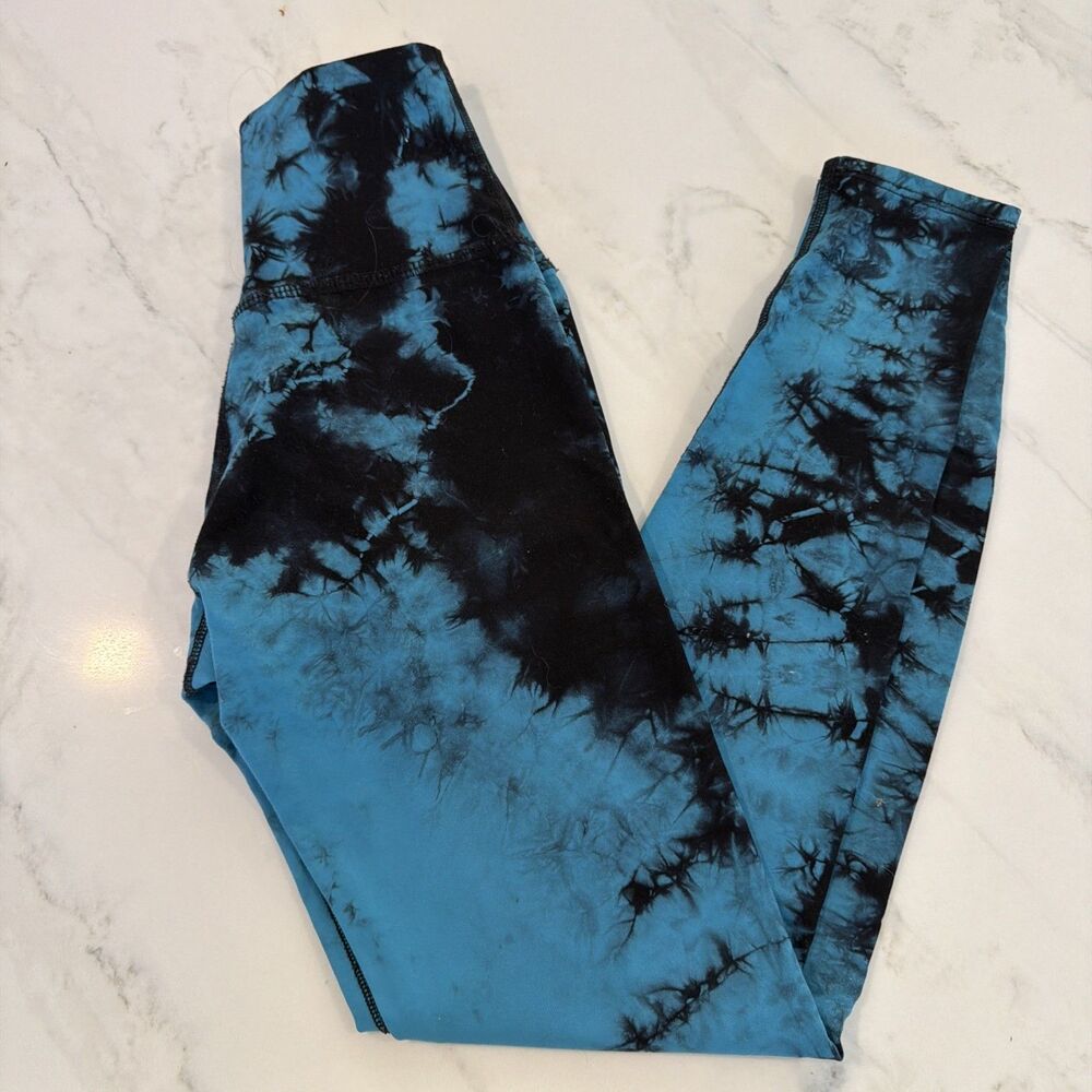 Electric & Rose Venice Legging Tie Dye High Rise Compression Balboa Blue XS